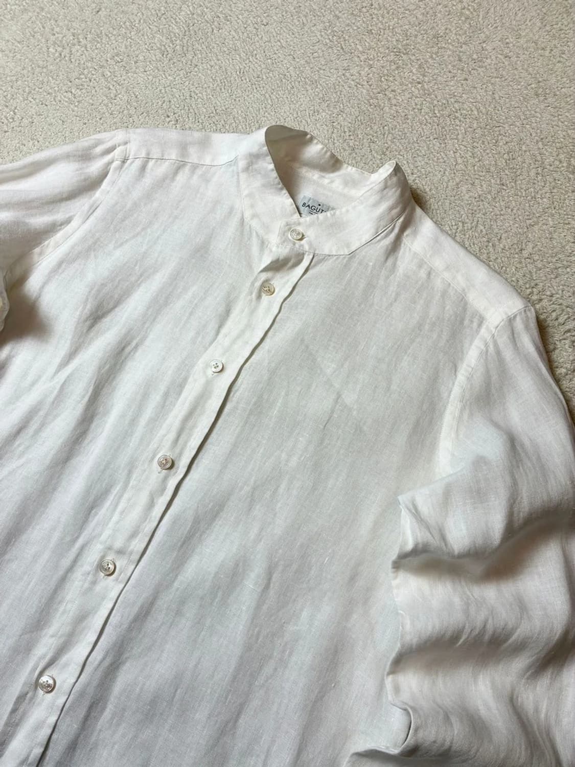 바구타 BAGUTTA 버튼다운 린넨 셔츠 PN7479 상품이미지2