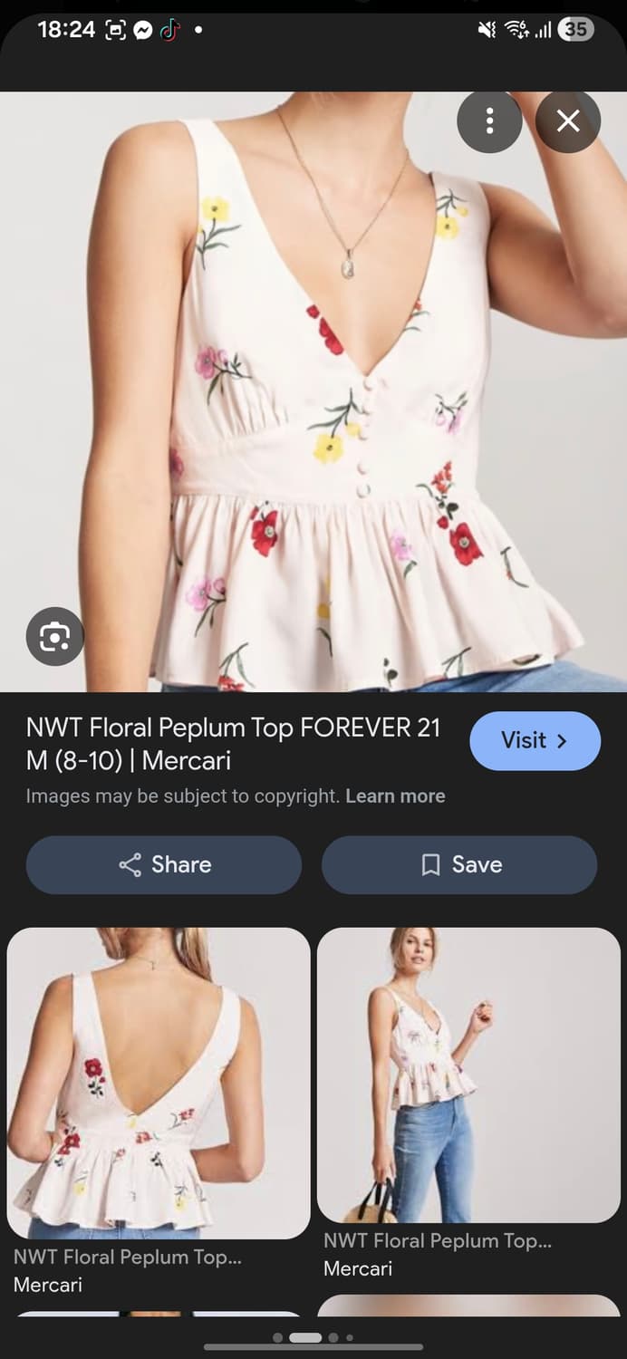 플라워 패턴 핑크색 민소매 블라우스 상품이미지9