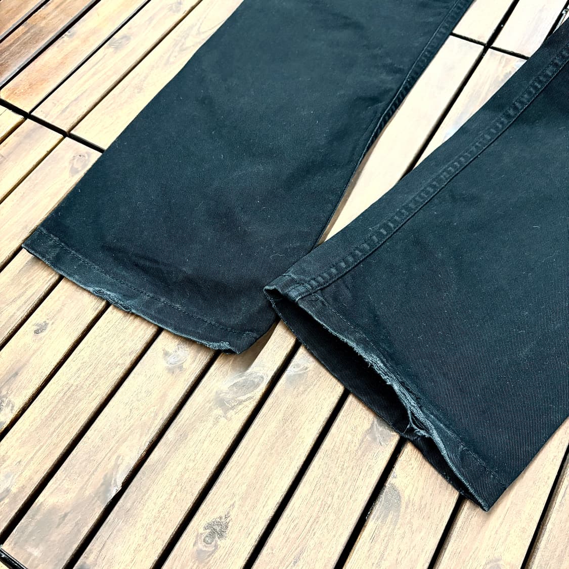 (33) 재패니즈 스타일 버튼 디테일 블랙 진  상품이미지4