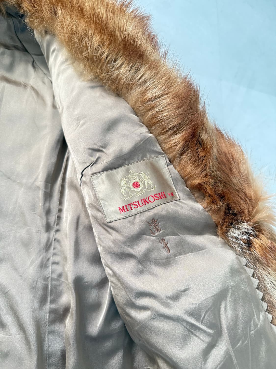 브라운 리얼퍼 자켓 상품이미지6