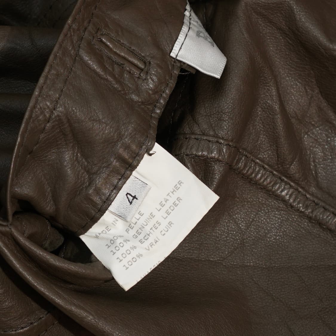 1990s  Bally 이태리 램스킨 리버시블 레더자켓 상품이미지8