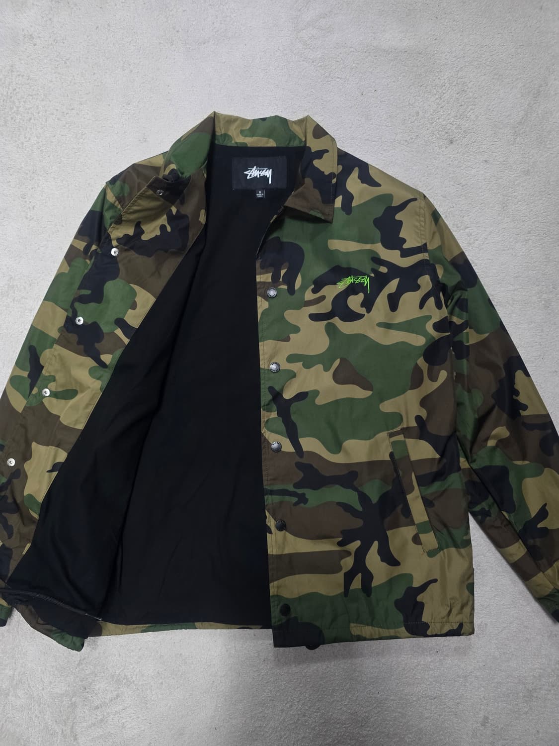 스투시 카모플라쥬 코치 자켓 100사이즈 상품이미지6