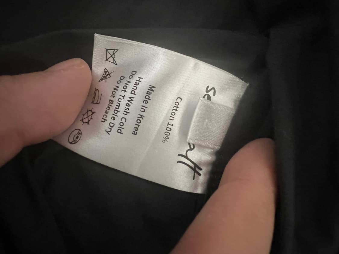 씨솔트 seasalt 페이지 코튼 셔츠 잉크블랙 2사이즈 판매 상품이미지4