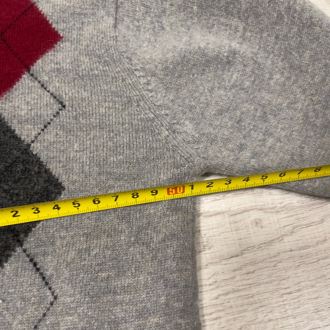 PANHARD 캐시미어 브이넥 아가일 니트 (유스,폴로,꼼데가르송옴므) 상품이미지7