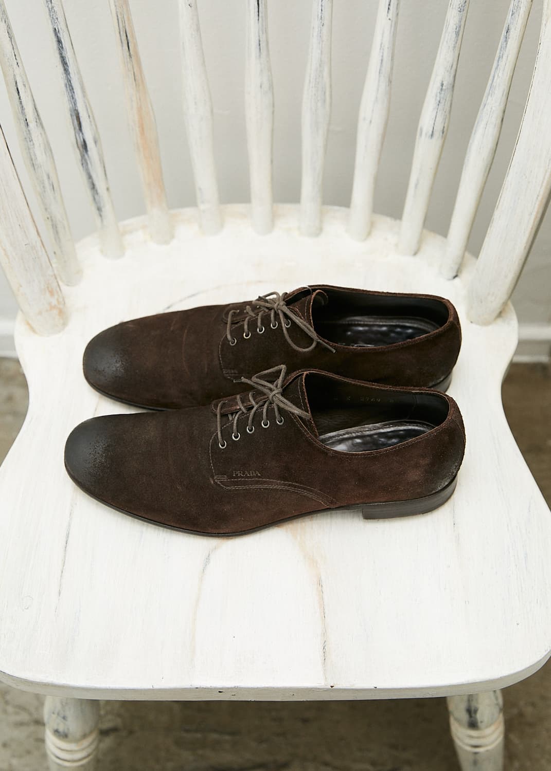 Suede Lace-up Derby Shoes 상품이미지1
