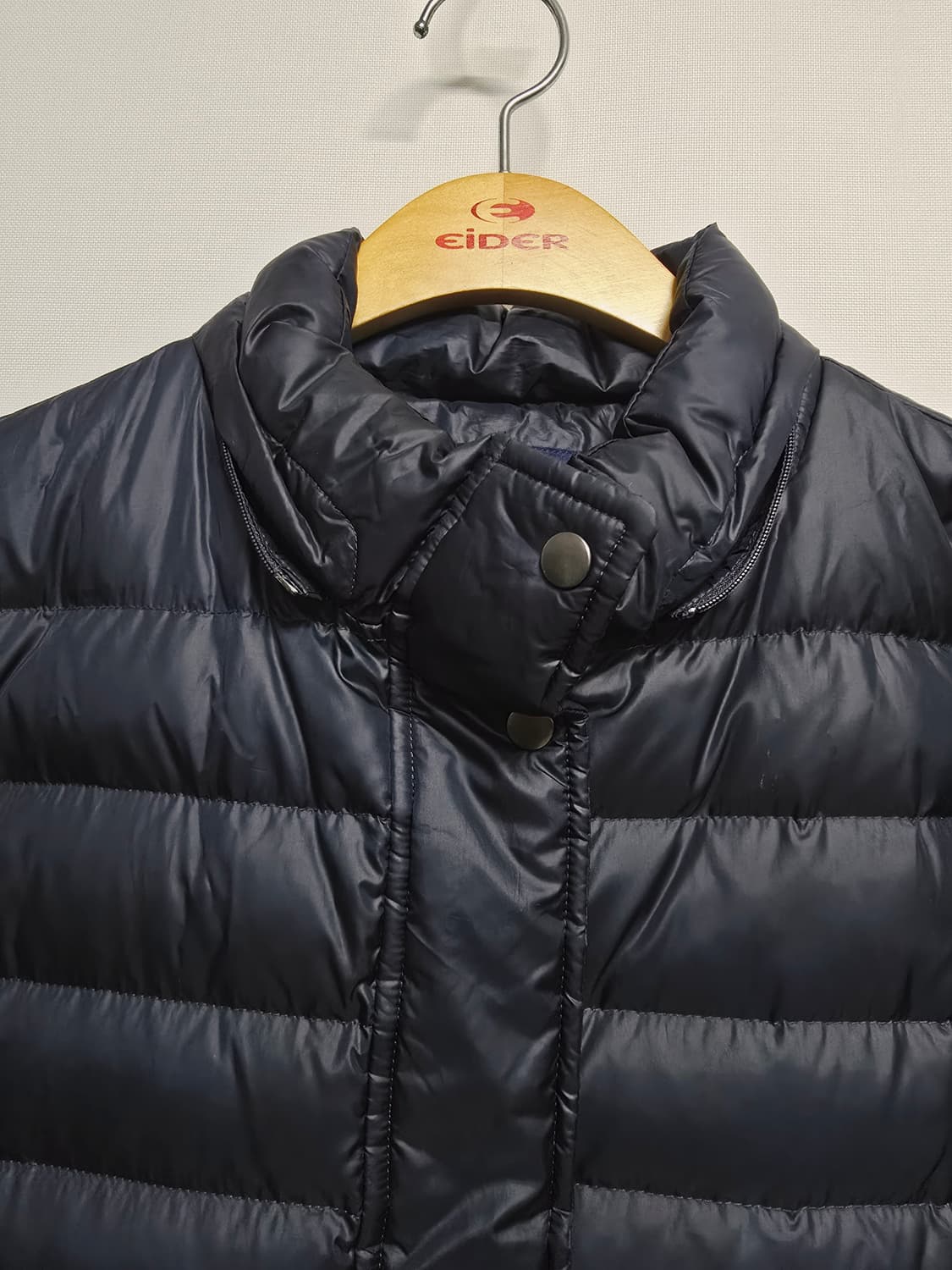 샤트렌 네이비 롱 다운패딩 코트100 상품이미지2