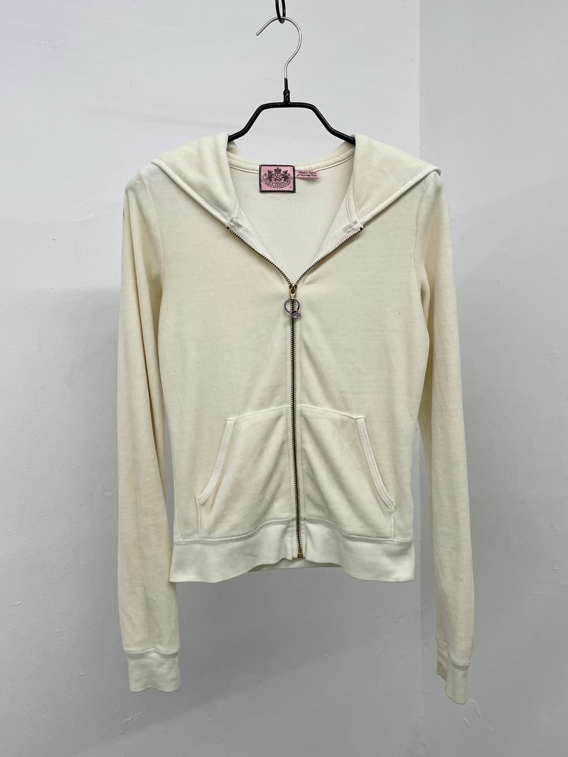 쥬시꾸뛰르 크림 벨로아 집업 상품이미지2