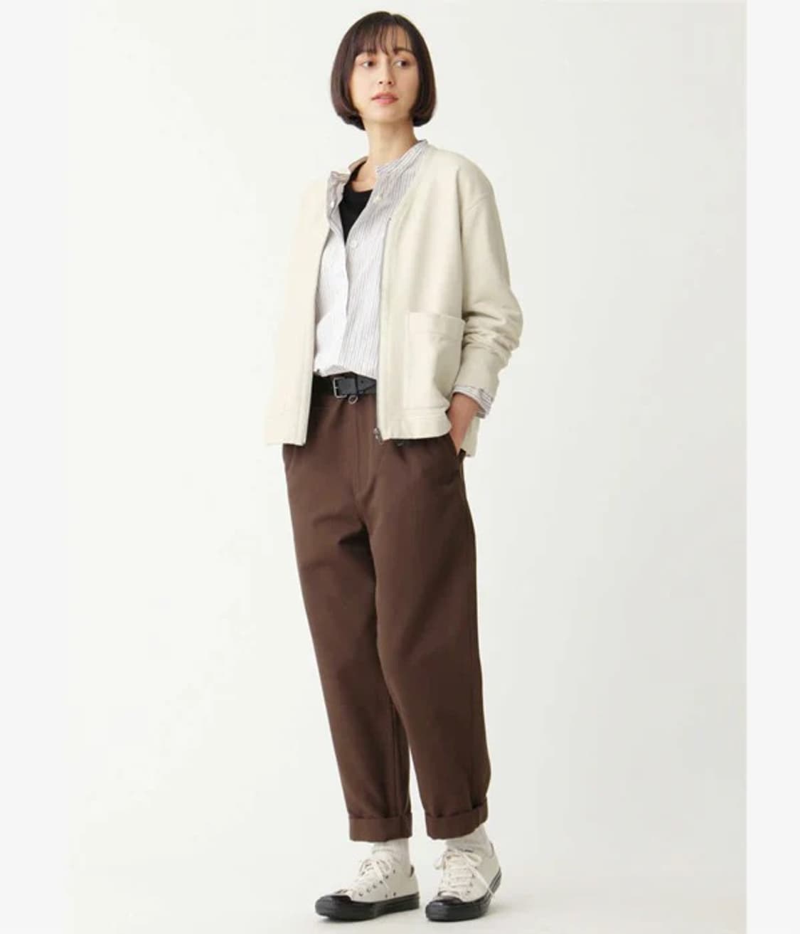 MHL. Dry Cotton Linen Loopback Cardigan 상품이미지5