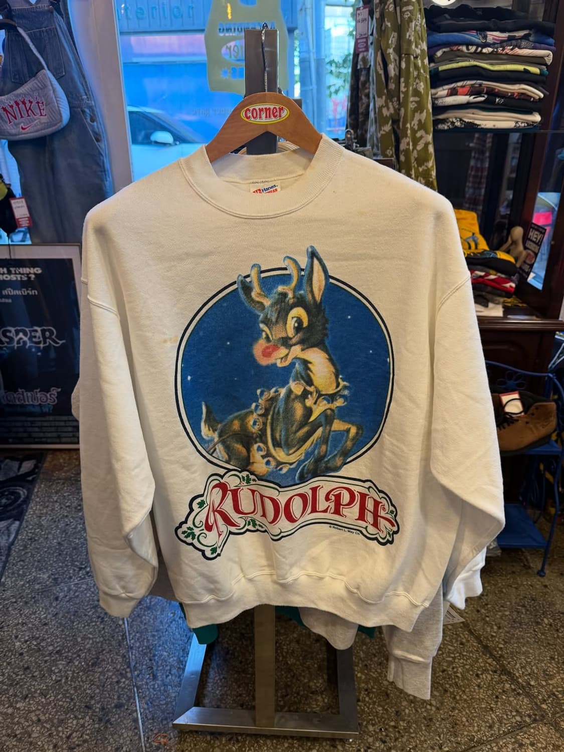 90s 루돌프 빈티지 스웻셔츠 (데드스탁) 상품이미지1