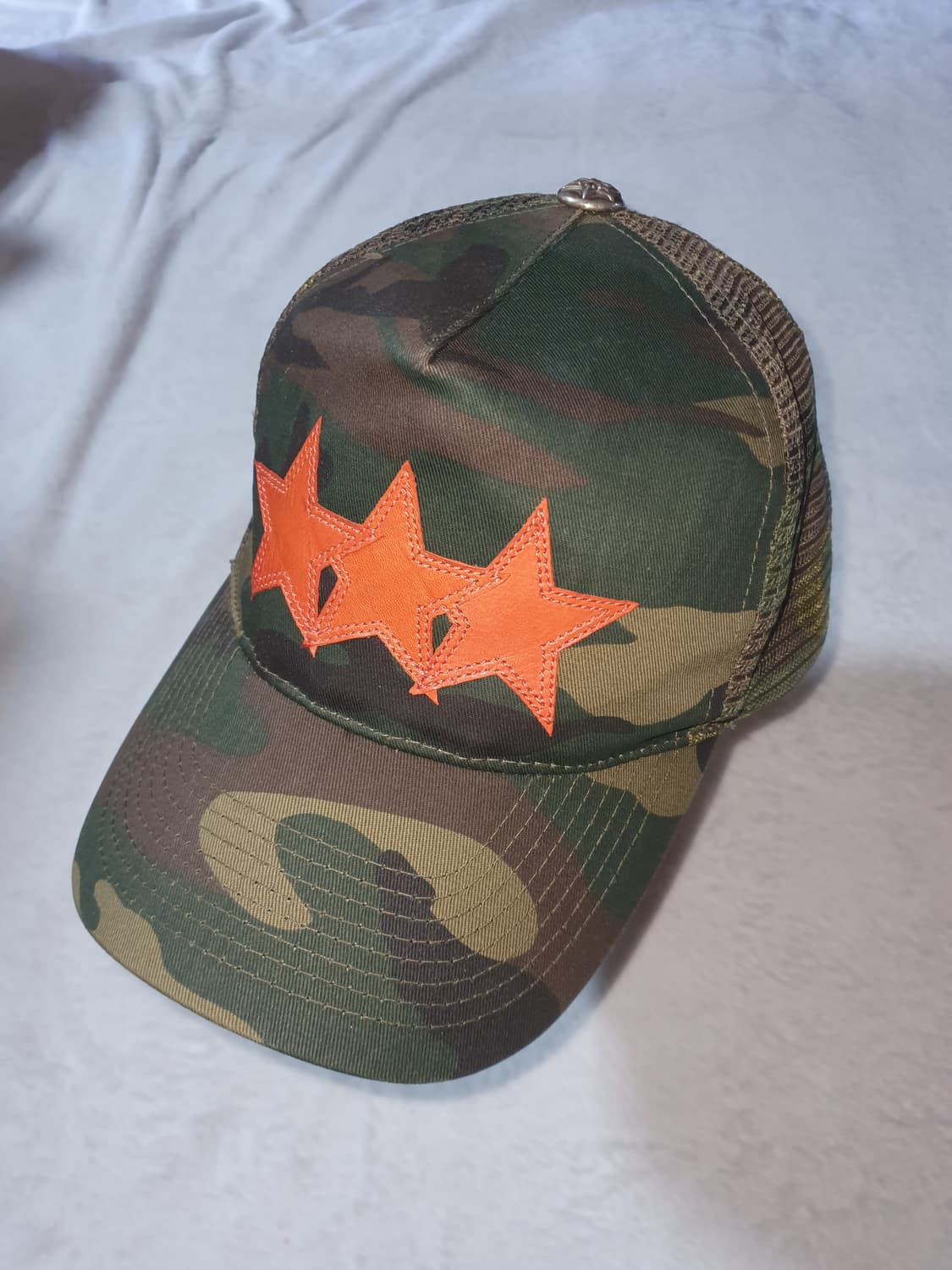 chrome hearts 크롬하츠 레더스타패치 카모스냅백 otto스냅 상품이미지2