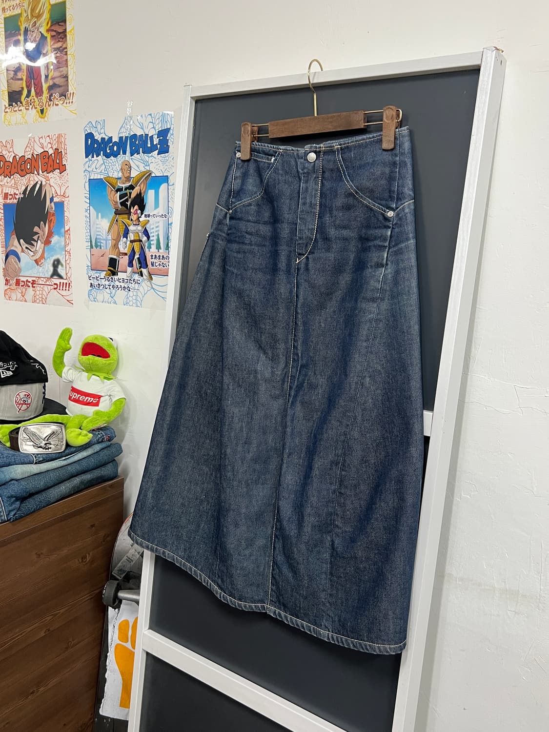 Levis 리바이스 엔지니어드 데님 롱 스커트 상품이미지1