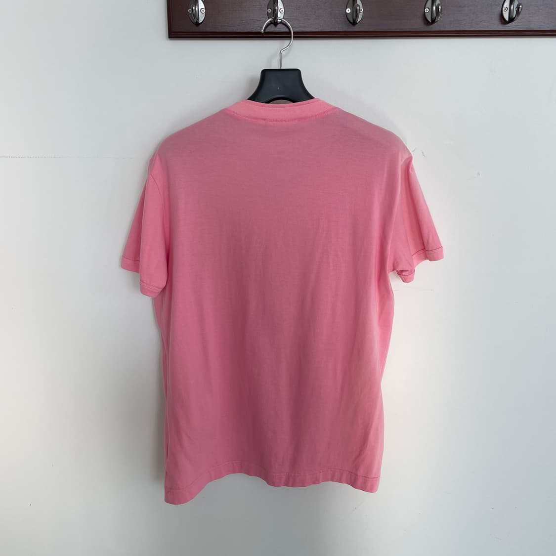 돌체앤가바나 공용M-L 브이넥 핑크 반팔 티셔츠 상품이미지3