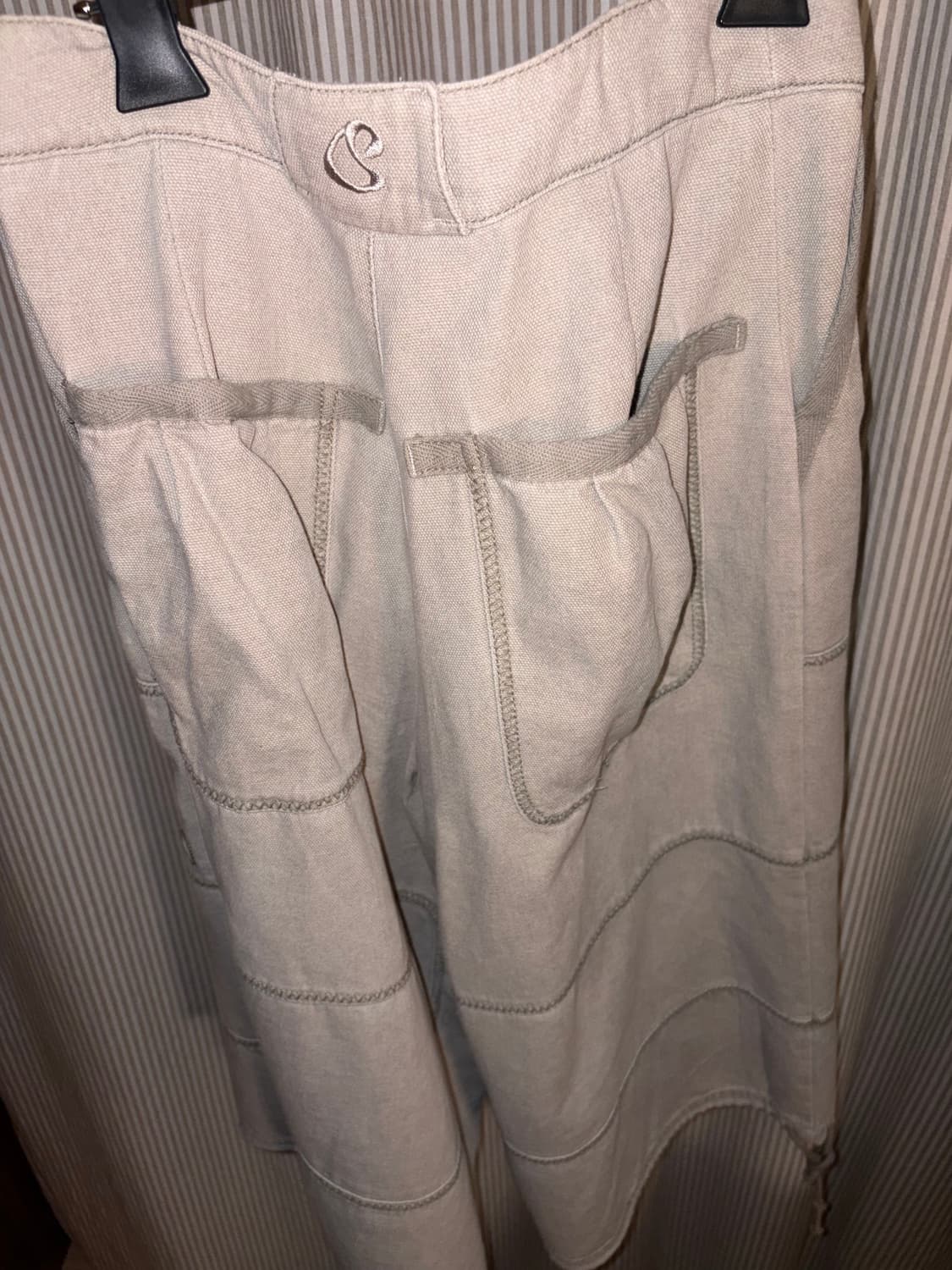 OXFORD ZIGZAG PANTS BEIGE 상품이미지3