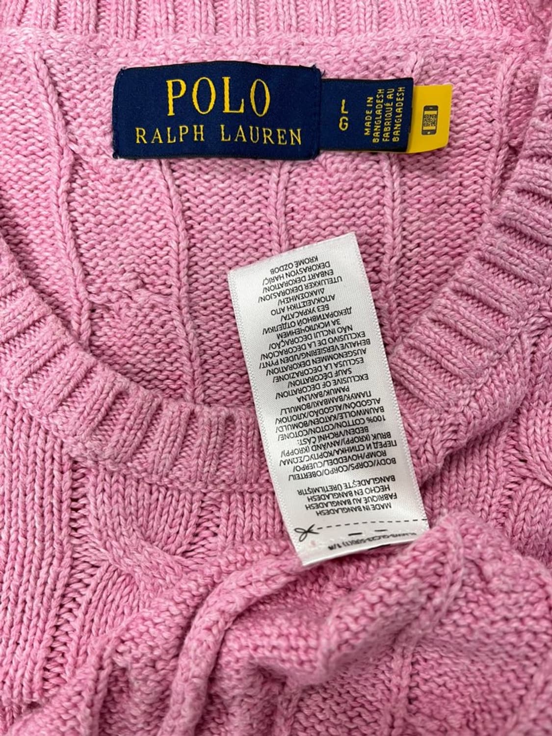 폴로 랄프 로렌 꽈배기 니트/#3412 상품이미지4