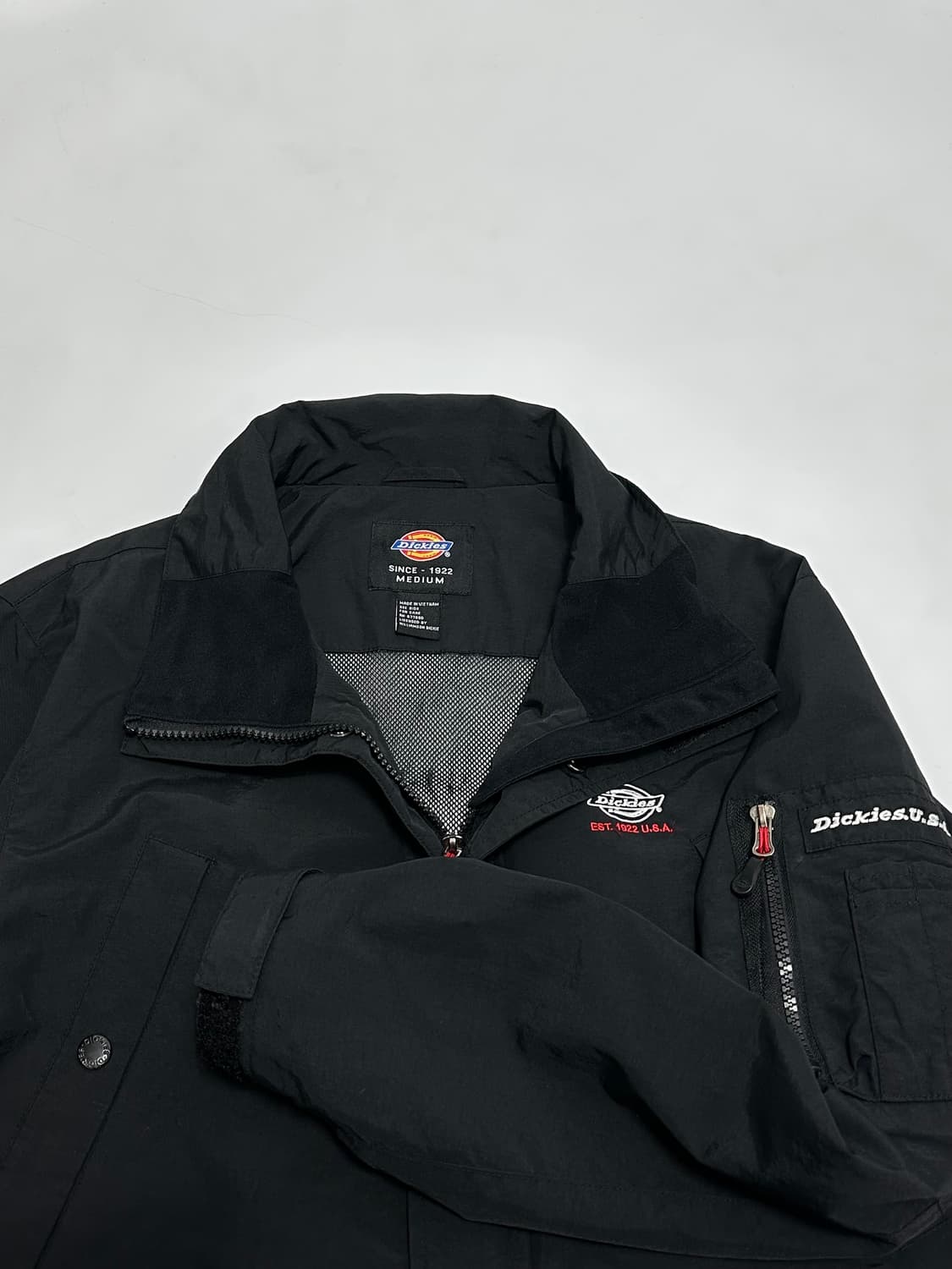 디키즈 USA 사이드 포켓 테크 블랙 바람막이 상품이미지4