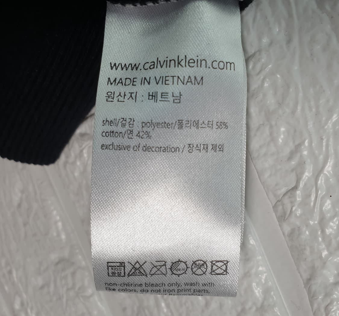 [105]캘빈클라인 벨벳 후드 집업 상품이미지6