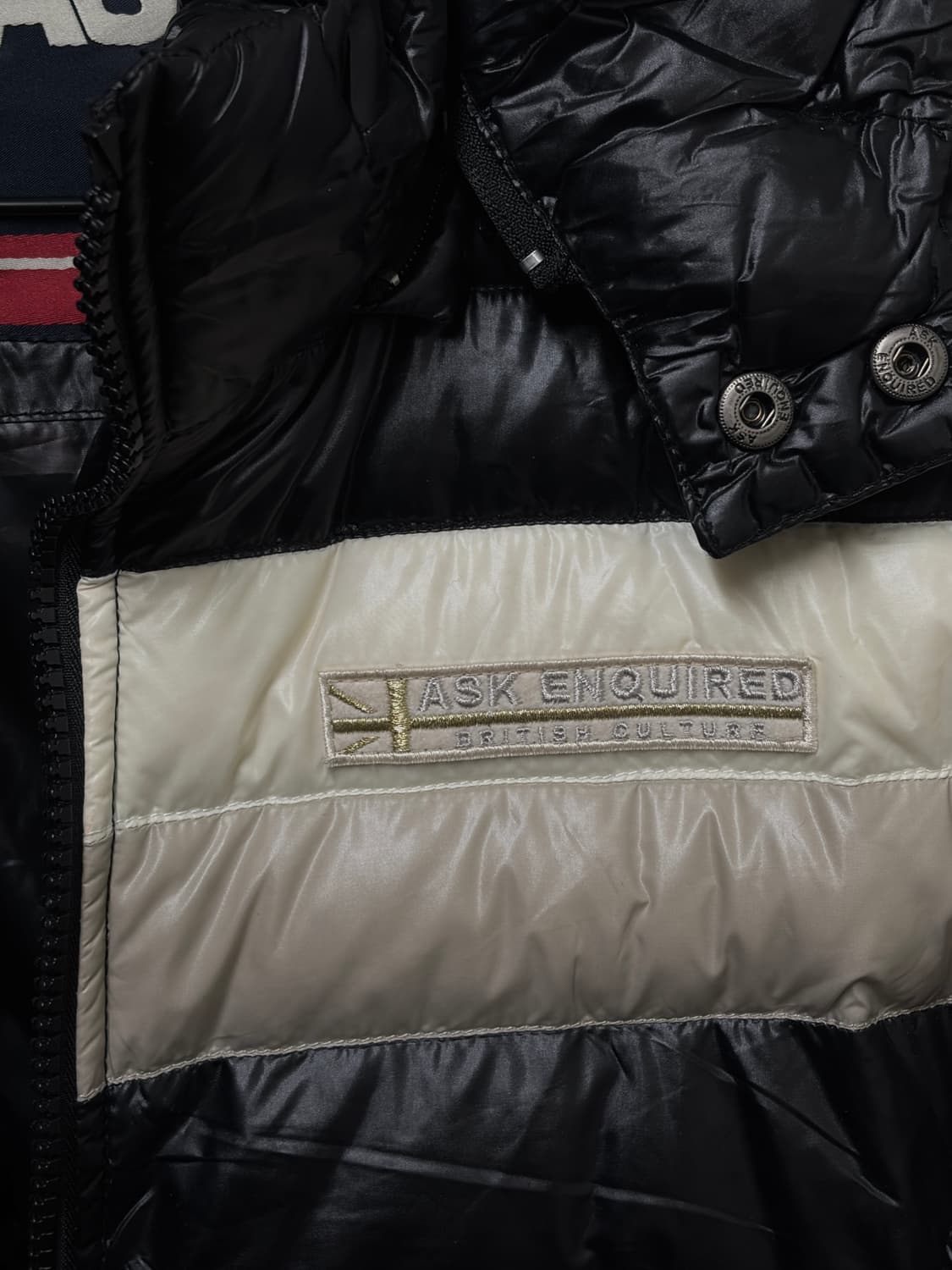 Ask white detailed padded coat 상품이미지3