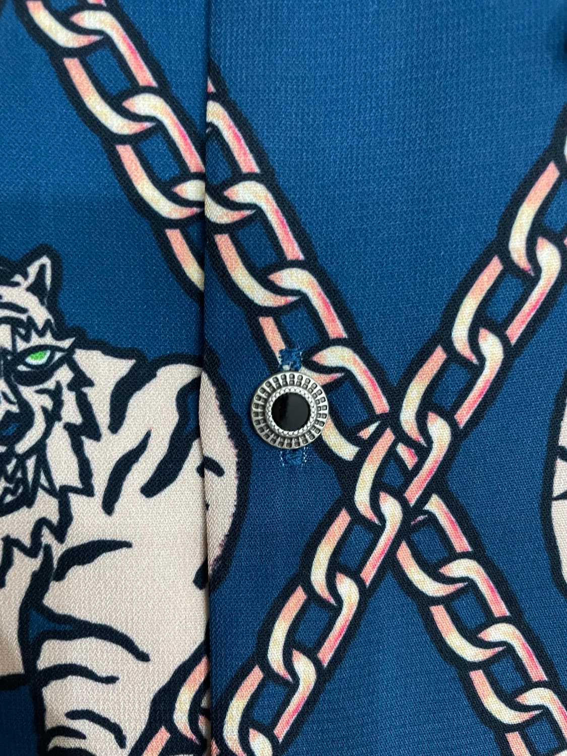 Untage Tiger-Printed Bowling Shirt 상품이미지7
