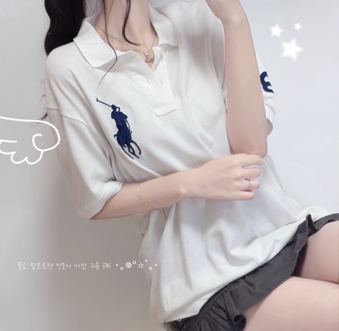 🐰폴로 랄프로렌 빅포니 화이트 아방 PK 저렴🤍 상품이미지1