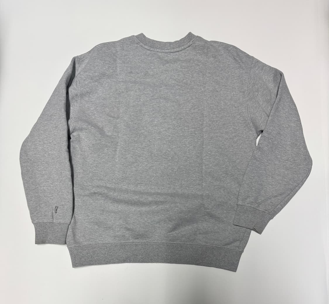 커버낫 스펠아웃 트레이닝 스웻 맨투맨 M 그레이 상품이미지2