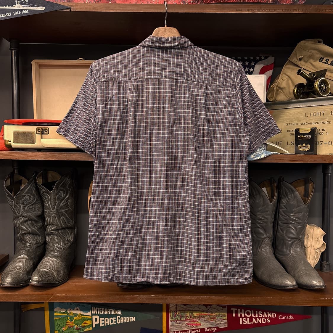 파타고니아 타이니 라이닝 패턴 자카드 코튼 워크셔츠 N1029 상품이미지2