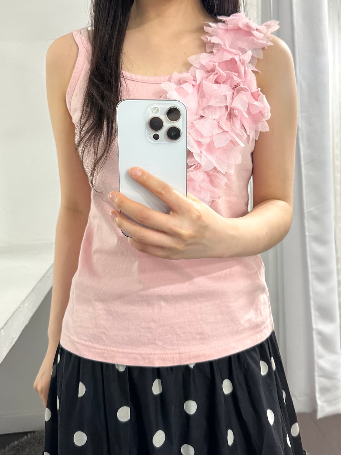 image pink design sleeveless 상품이미지4