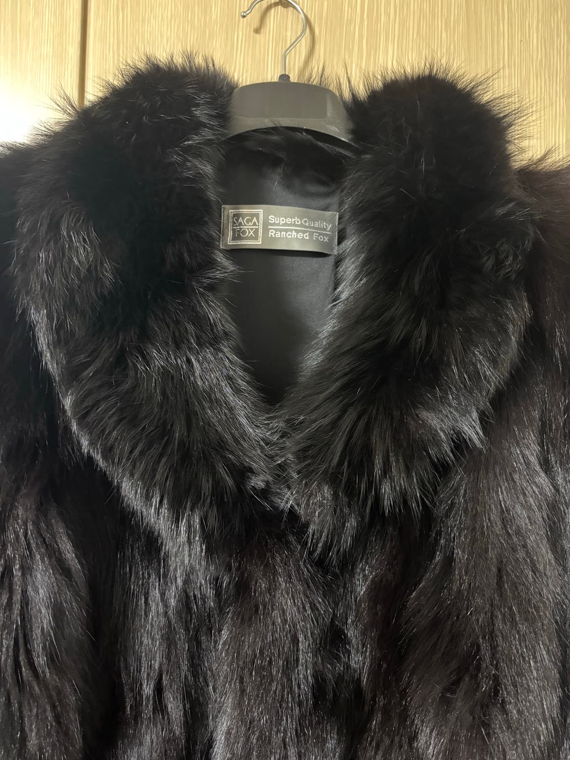 사가폭스 블랙 폭스퍼 자켓 상품이미지2