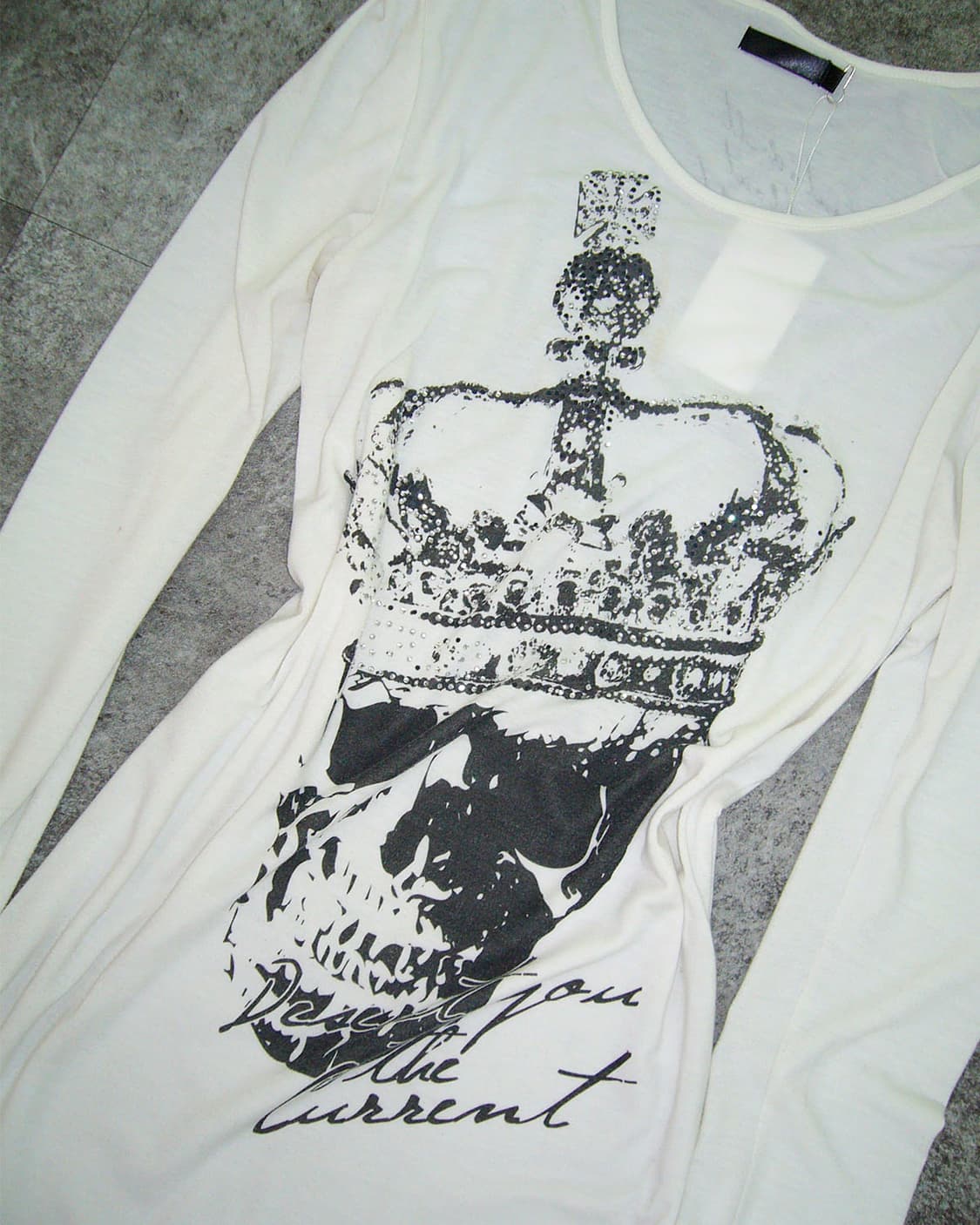 Asymetric Long Scull Top 상품이미지3
