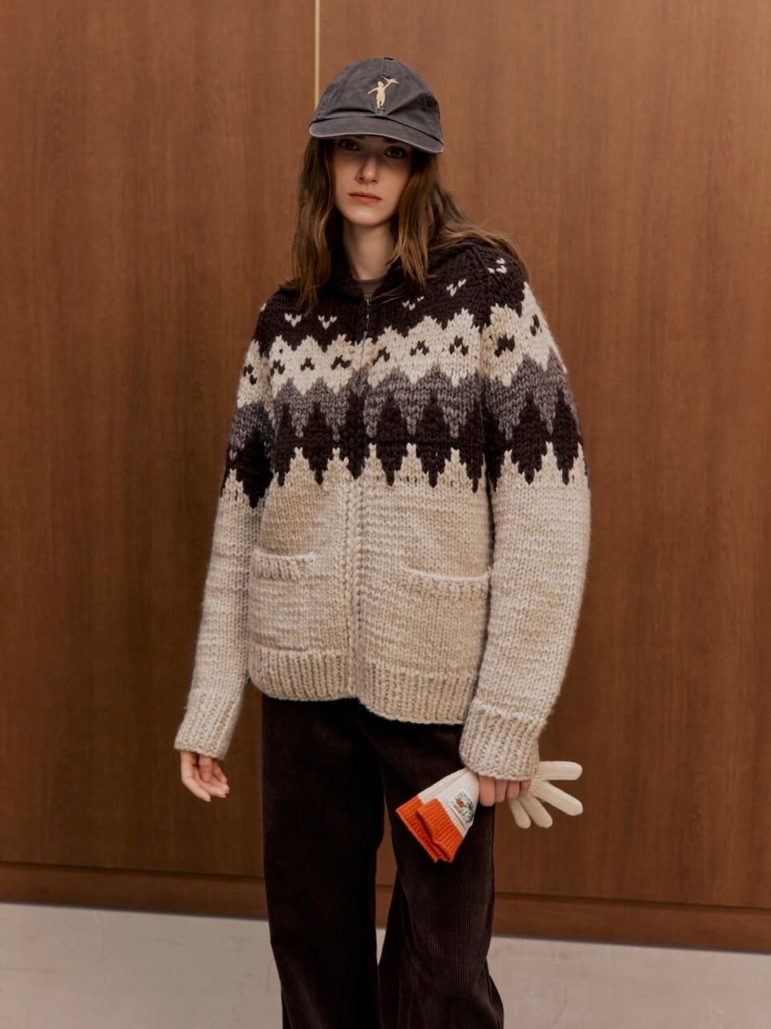 Diaalto 노르딕 집업 가디건 44-66 상품이미지1