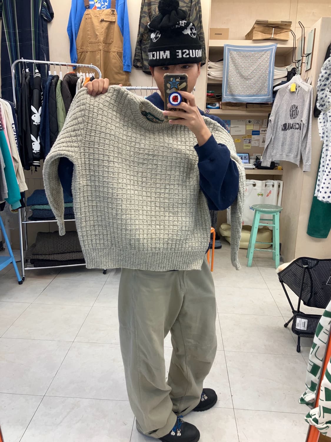 vtg wool sweater 상품이미지2