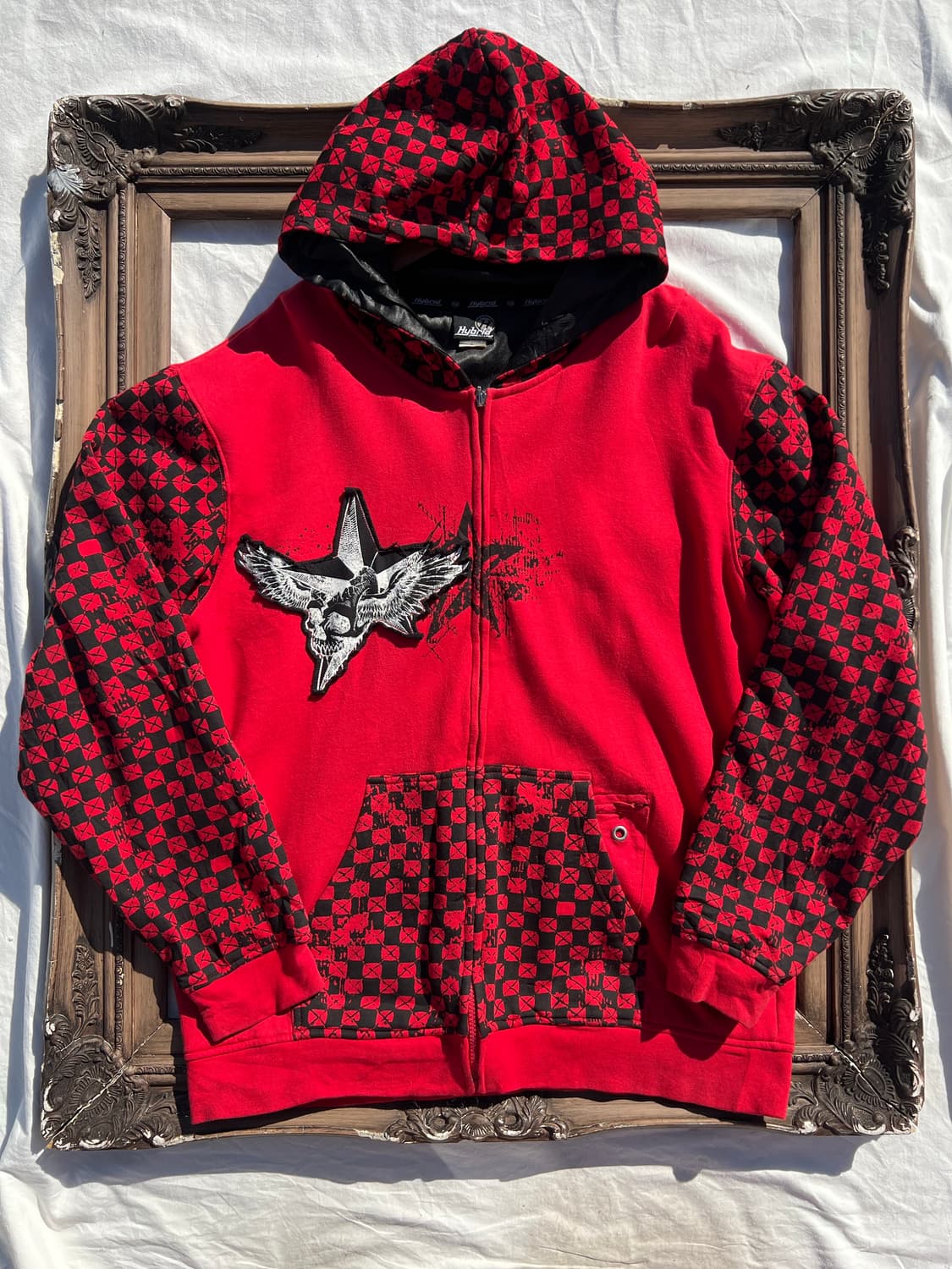 레벨(rebel) 윙 집업 후디 상품이미지1