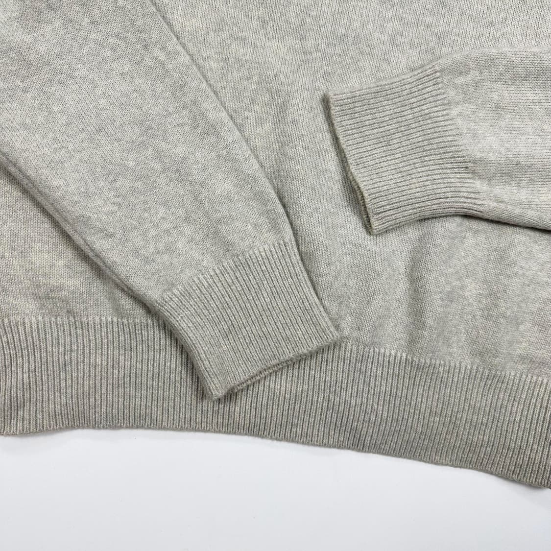 라코스테 아카이브 빅로고 니트 오트밀 그레이 XL 상품이미지4
