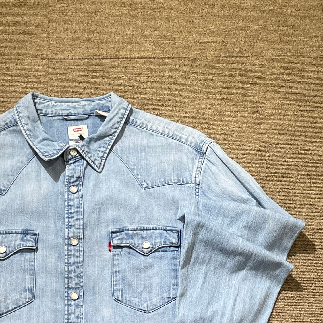 (L) Levi's 리바이스 코튼 데님 셔츠 상품이미지4