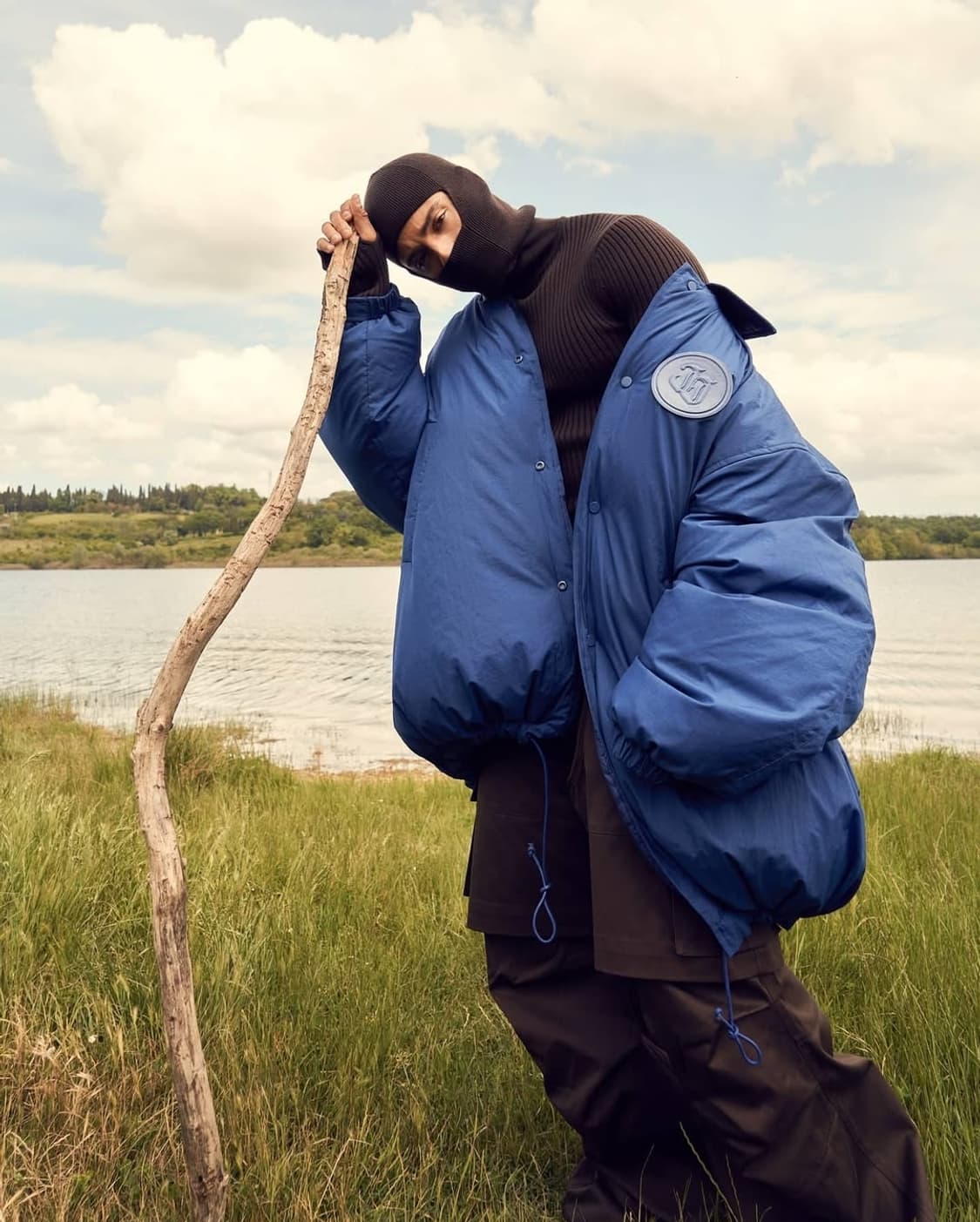 준지 컬렉션 189만 블루 리버시블 패딩 상품이미지9