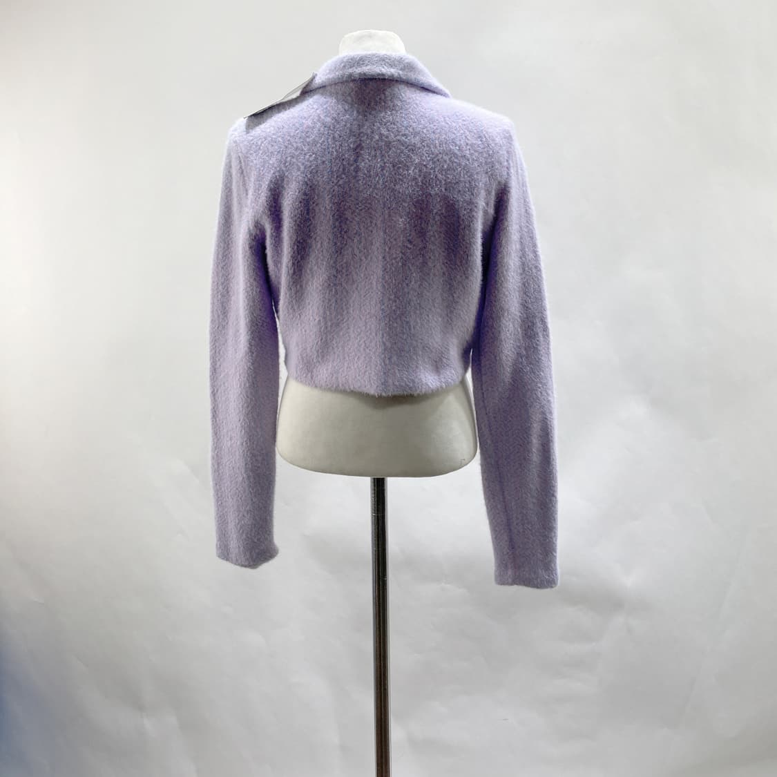 자라 여성캐주얼 숏자켓 퍼플 택새상품 M  상품이미지3