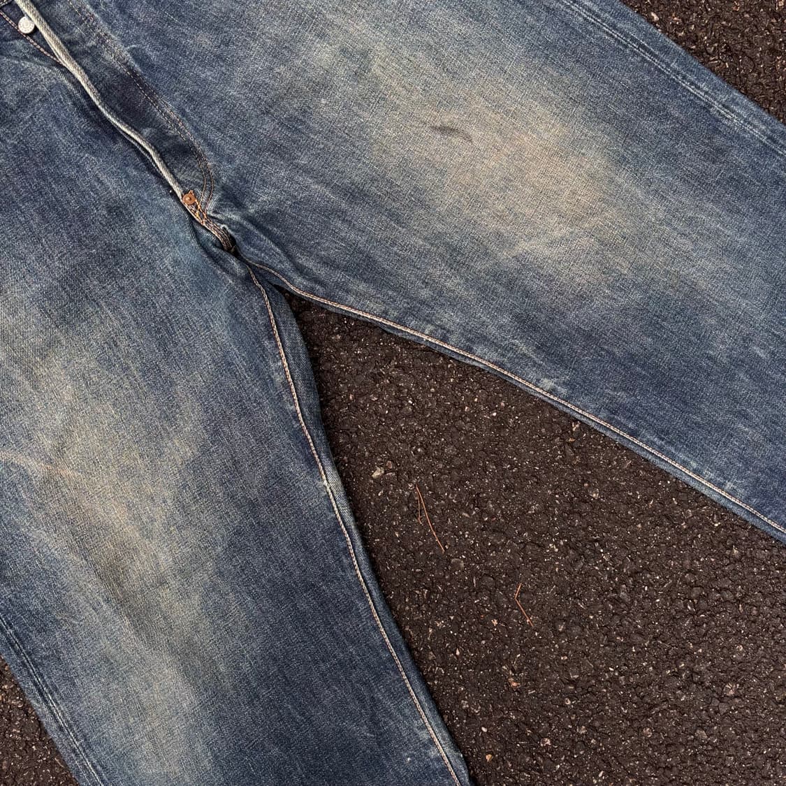 일본 에비수 빅로고 셀비지 데님 팬츠 상품이미지7