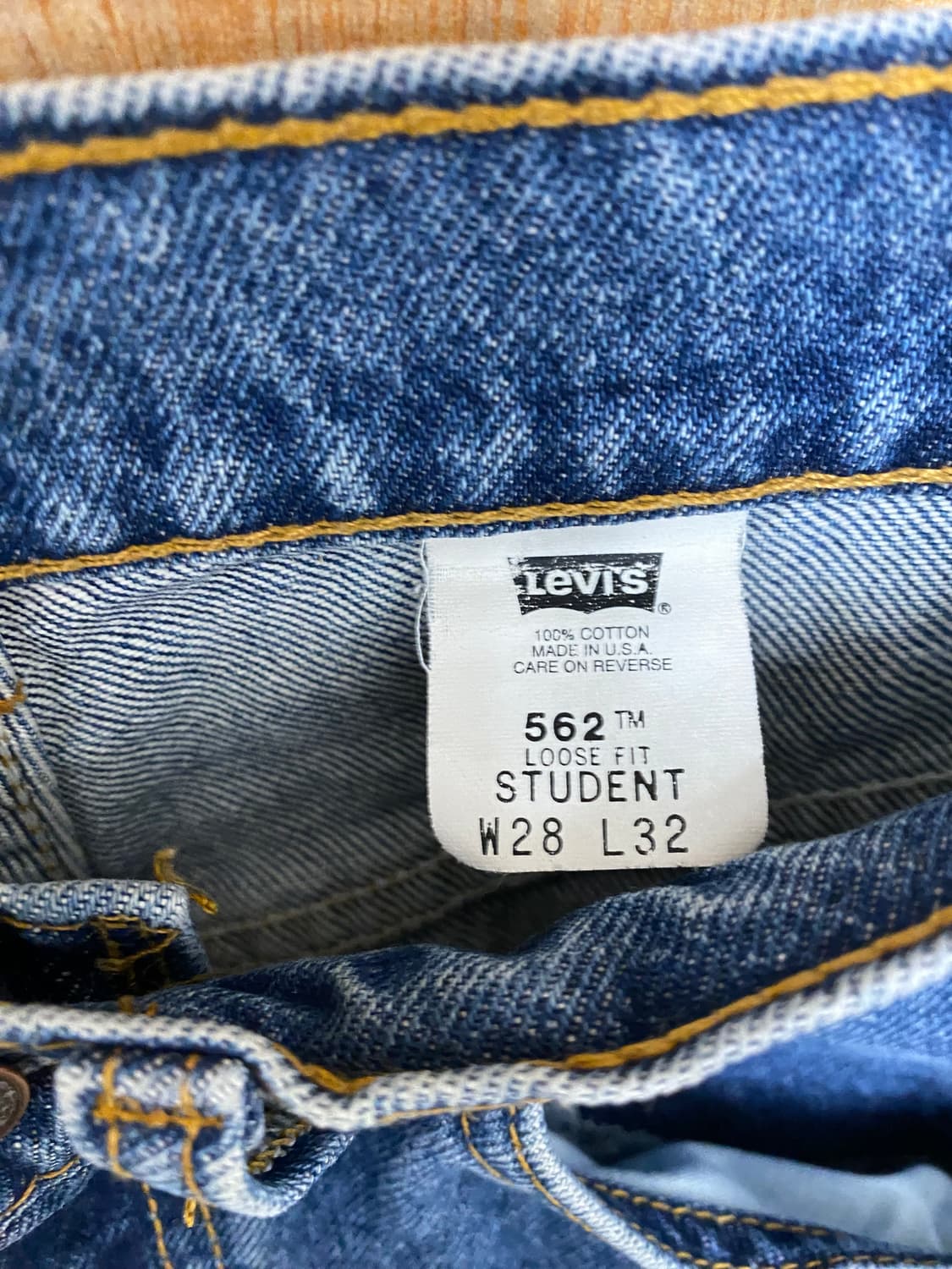 90's LEVI'S denim slit pants 90년대 리바이스 상품이미지7