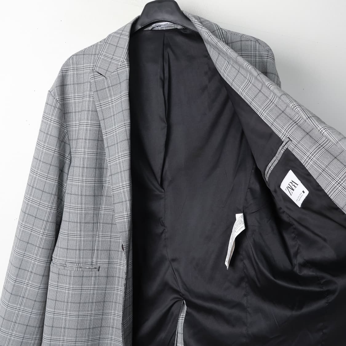 95/자라 더블 체크 자켓 상품이미지6