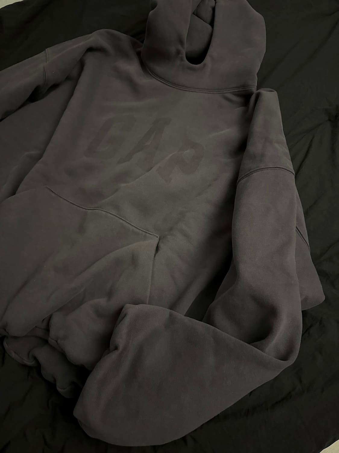 이지 갭 바이 발렌시아가 도브 후드 다크 그레이 상품이미지2