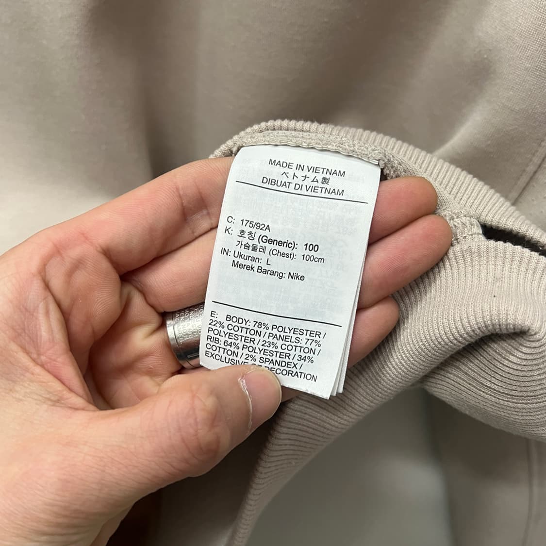 나이키 골프 드라이핏 플레이어 하프집 탑 L 상품이미지4