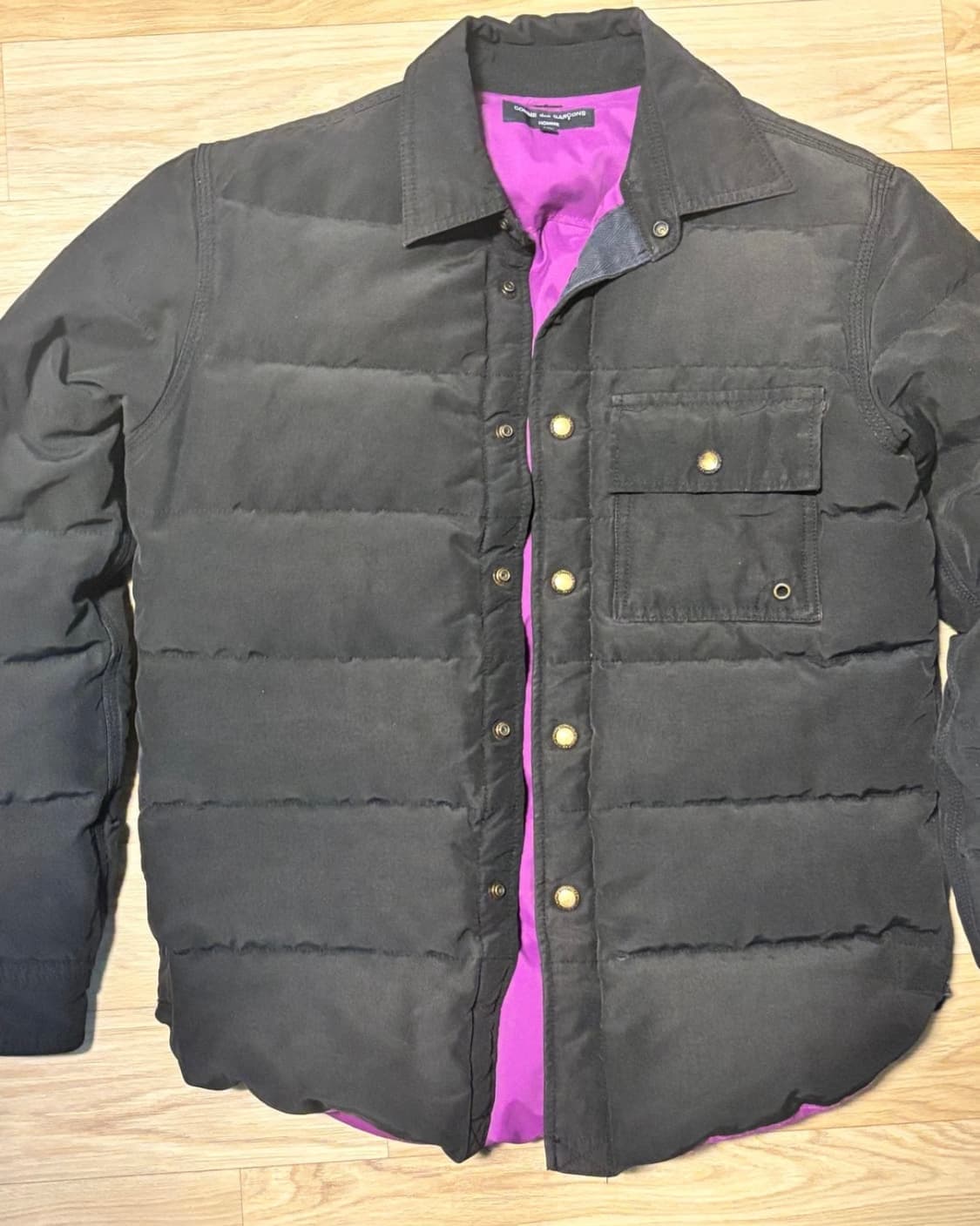 꼼데 옴므 패딩셔츠 상품이미지1