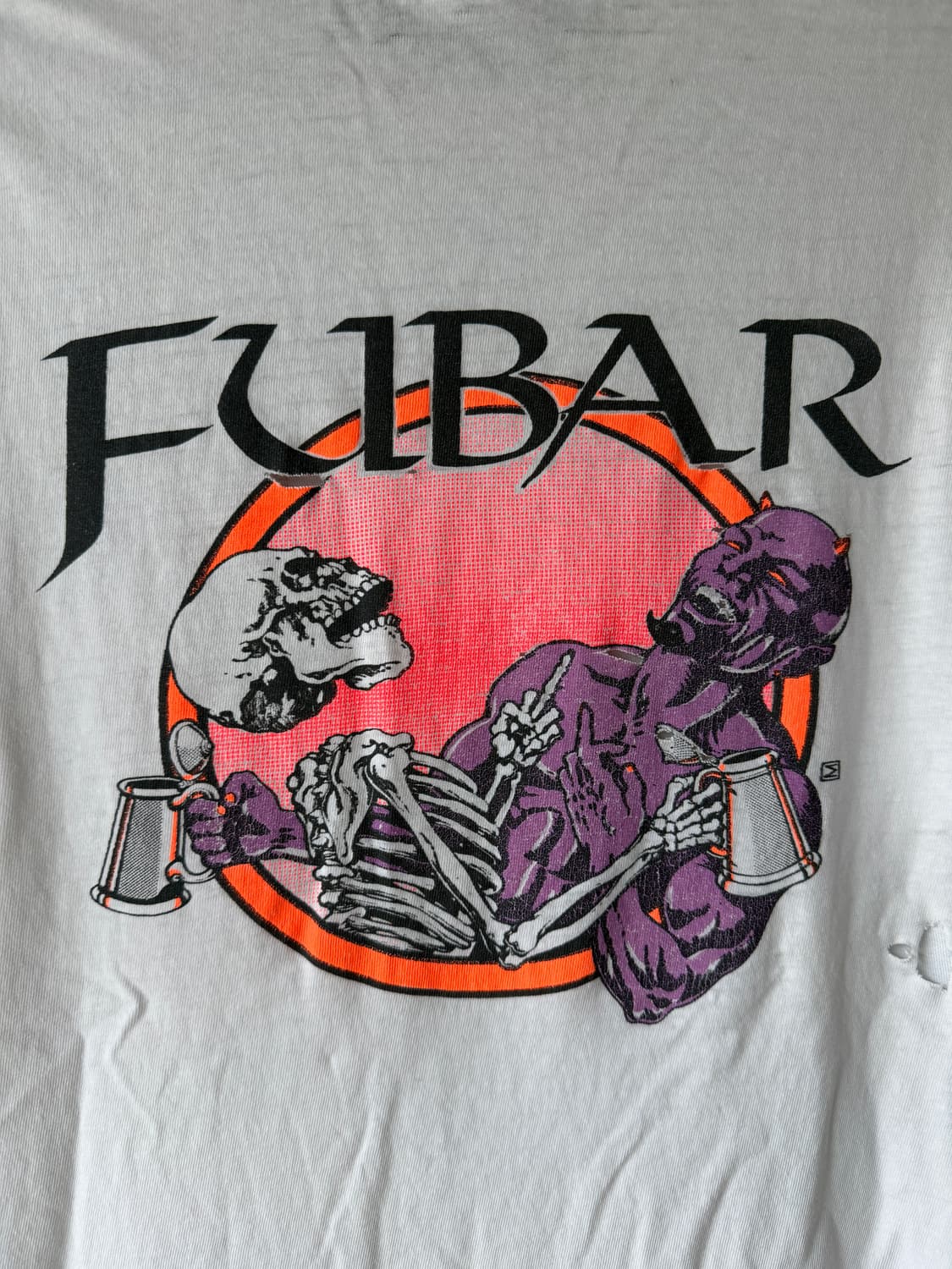 90’s Vintage FUBAR T-shirt Distressed 상품이미지8