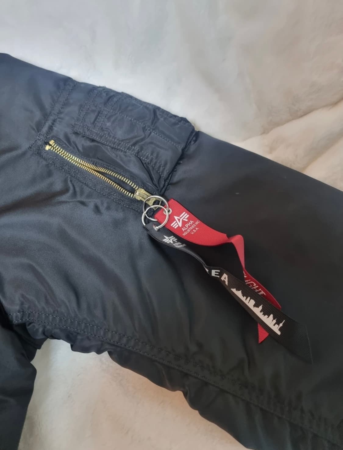 알파인더스트리 ma-1 블랙 xxl 상품이미지3