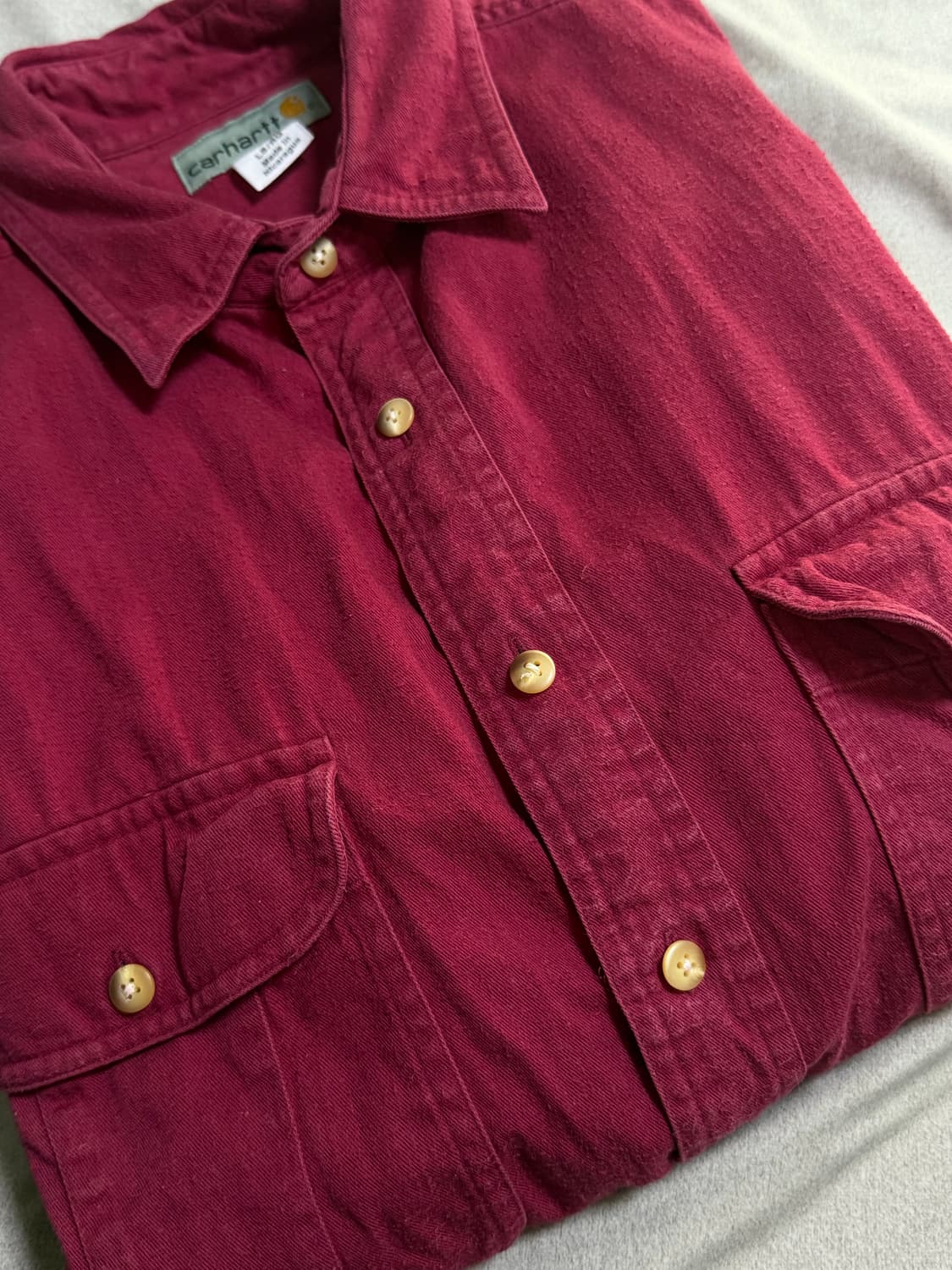 칼하트FR 투포켓 긴팔셔츠 L 상품이미지6