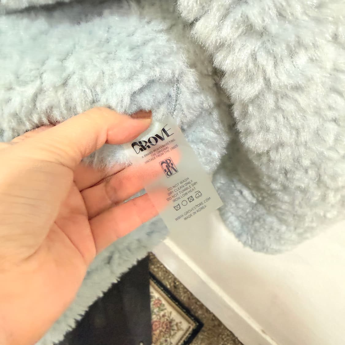 (무배)그로브스토어 GROVE 양면 리버시블 무스탕자켓 4134 상품이미지9