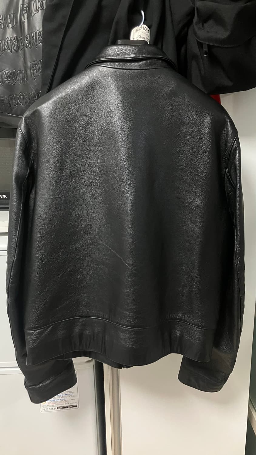 머듈 가죽자켓 블랙 2사이즈 상품이미지2