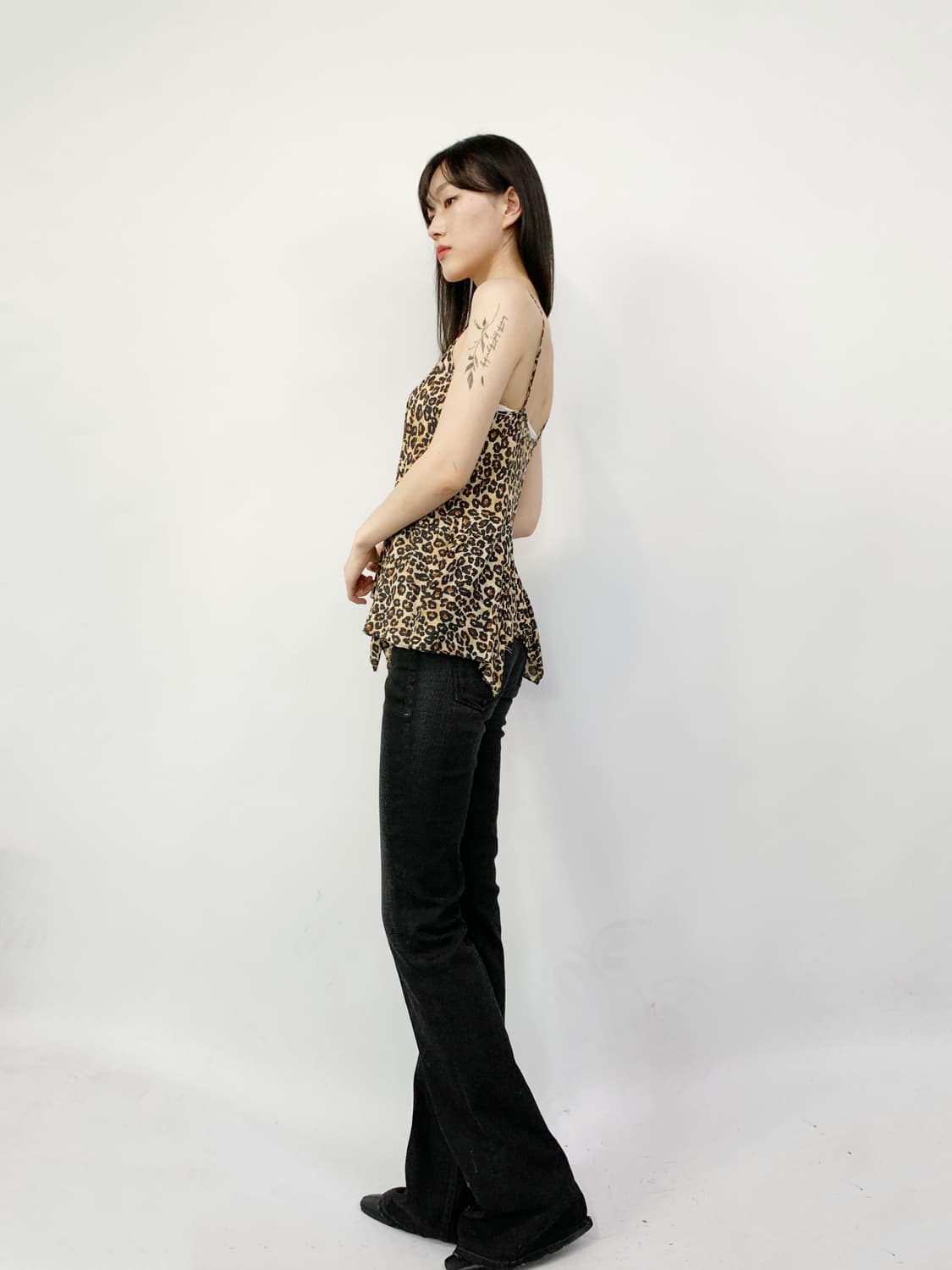 게스 레오파드 나시 상품이미지3