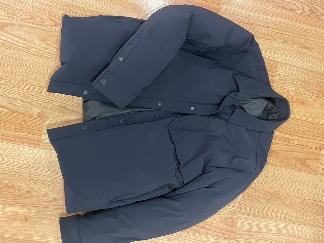 [52] 솔리드옴므 시베리안 구스 패딩 블랙 상품이미지5