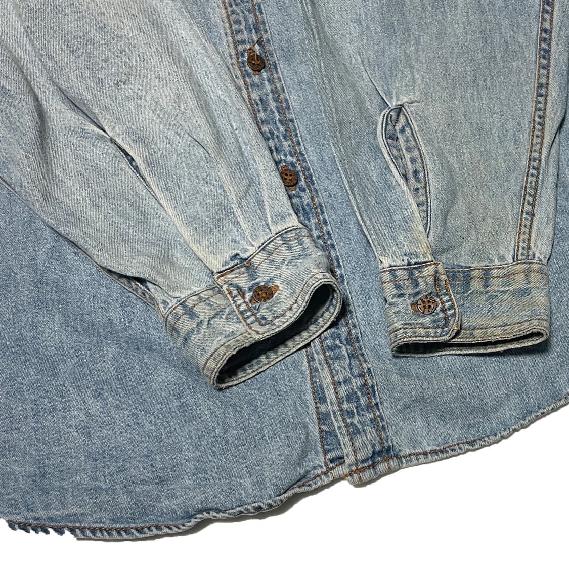 80s 리바이스 빈티지 오렌지탭 데님 셔츠 상품이미지6