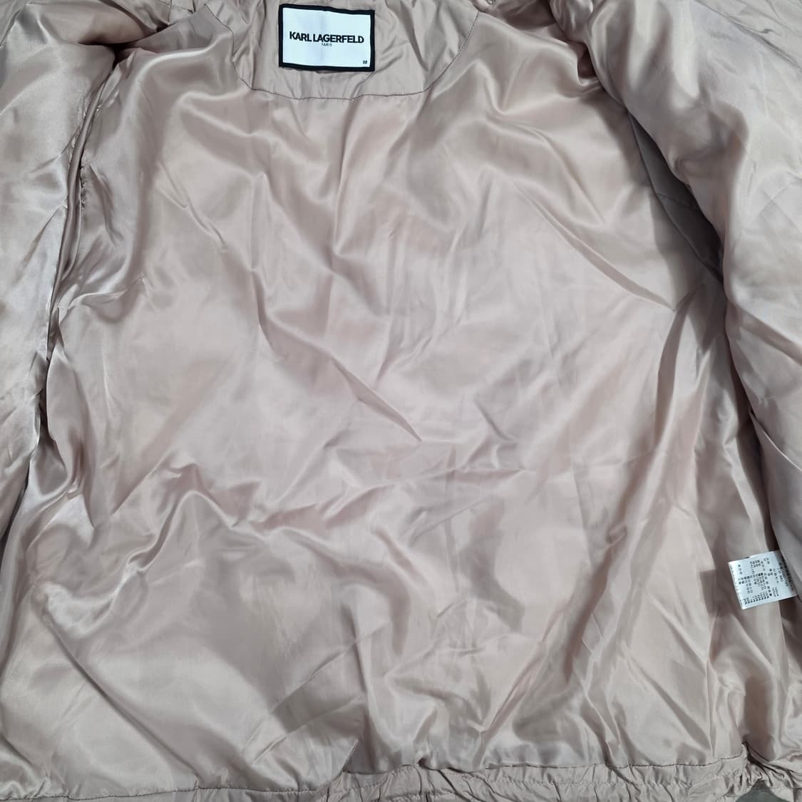 1643 칼라거펠트 폴란드 구스다운 퀼팅 자켓 88(100-165) 베이 상품이미지3